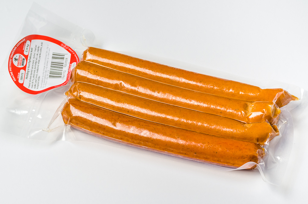 Hotdog s kuchyňskou solí